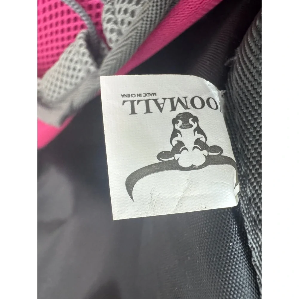 Yoomall Pet Carrier Backpack Small Dog Cat Travel Bag Pink Grey Mesh Breathable